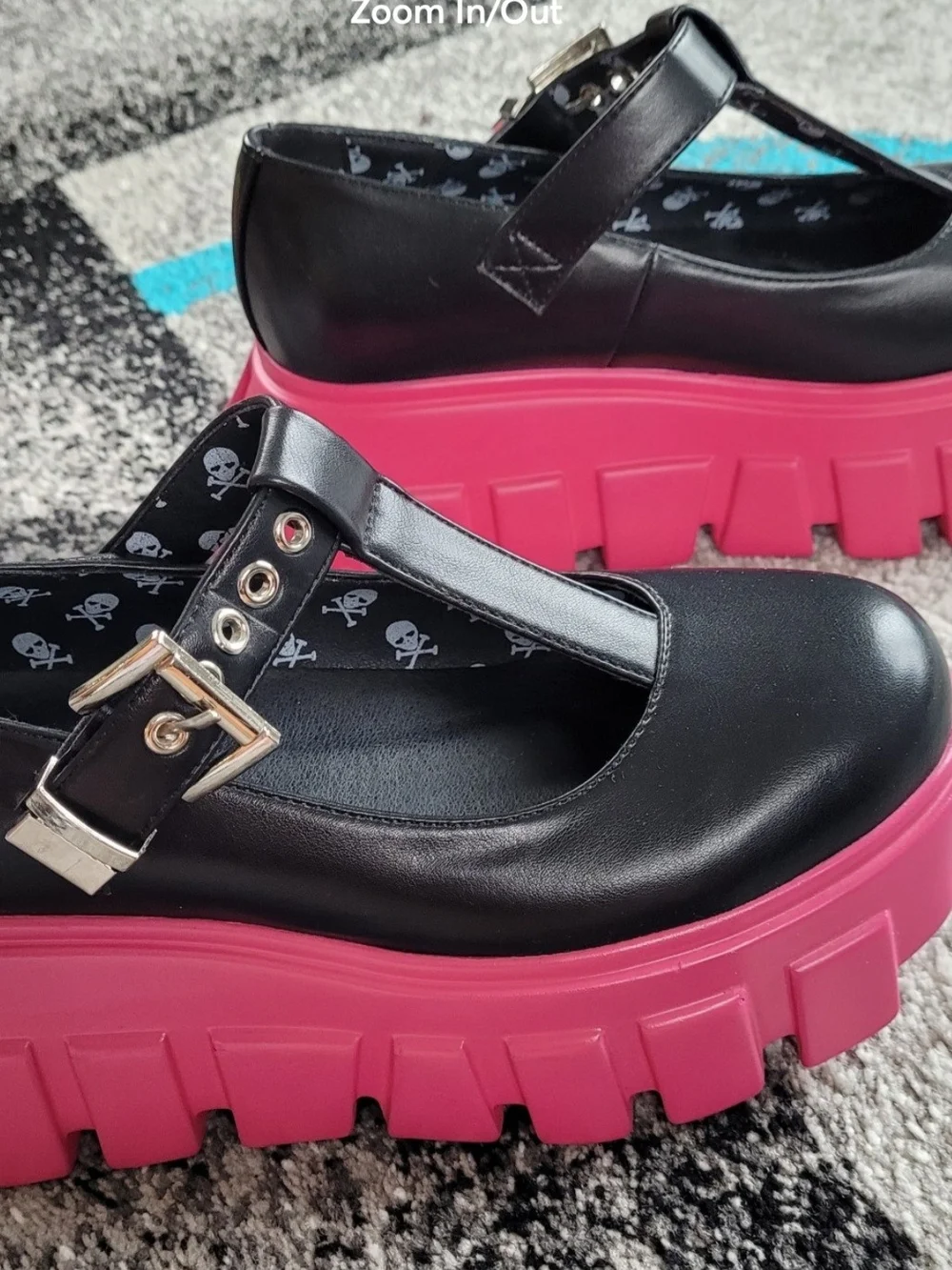 Lamoda T Strap Mary Jane Platform Shoes